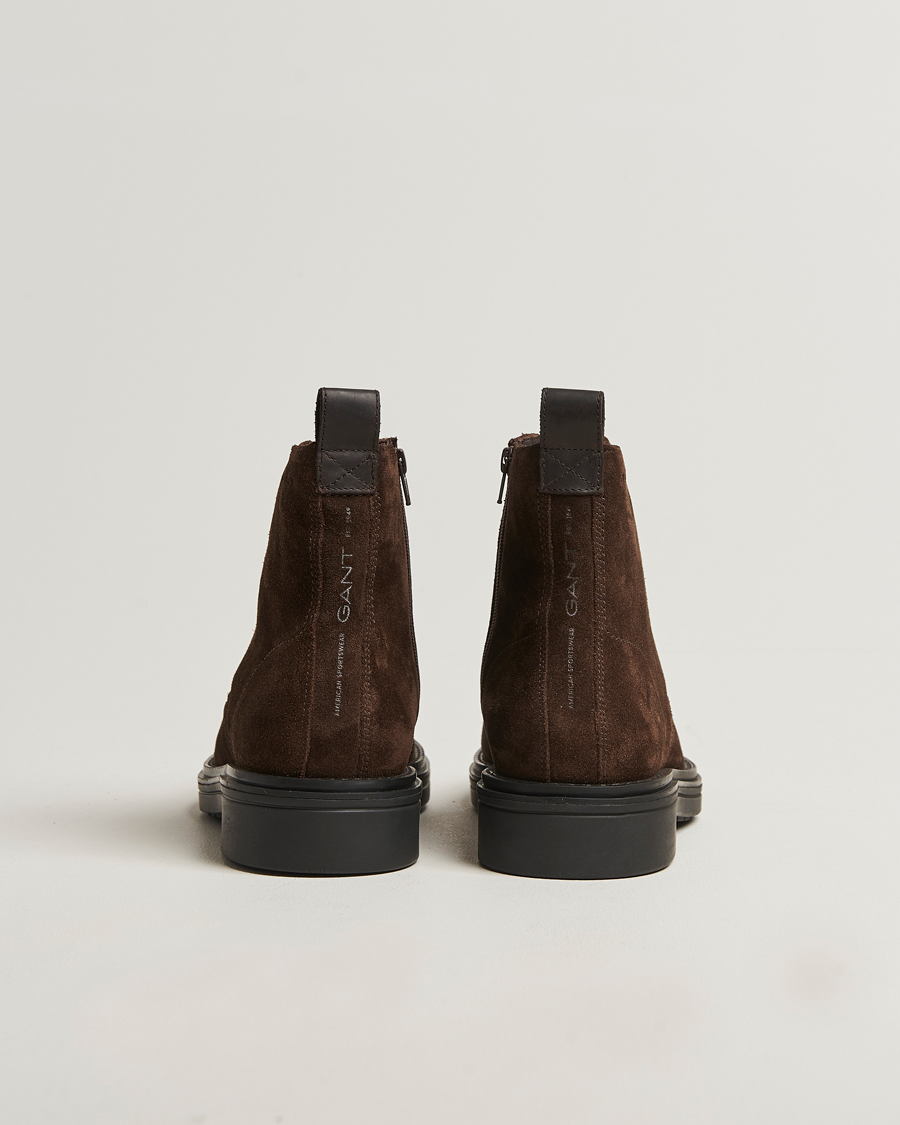 Homme | Bottes | Gant | Boggar Suede Boot Espresso Brown