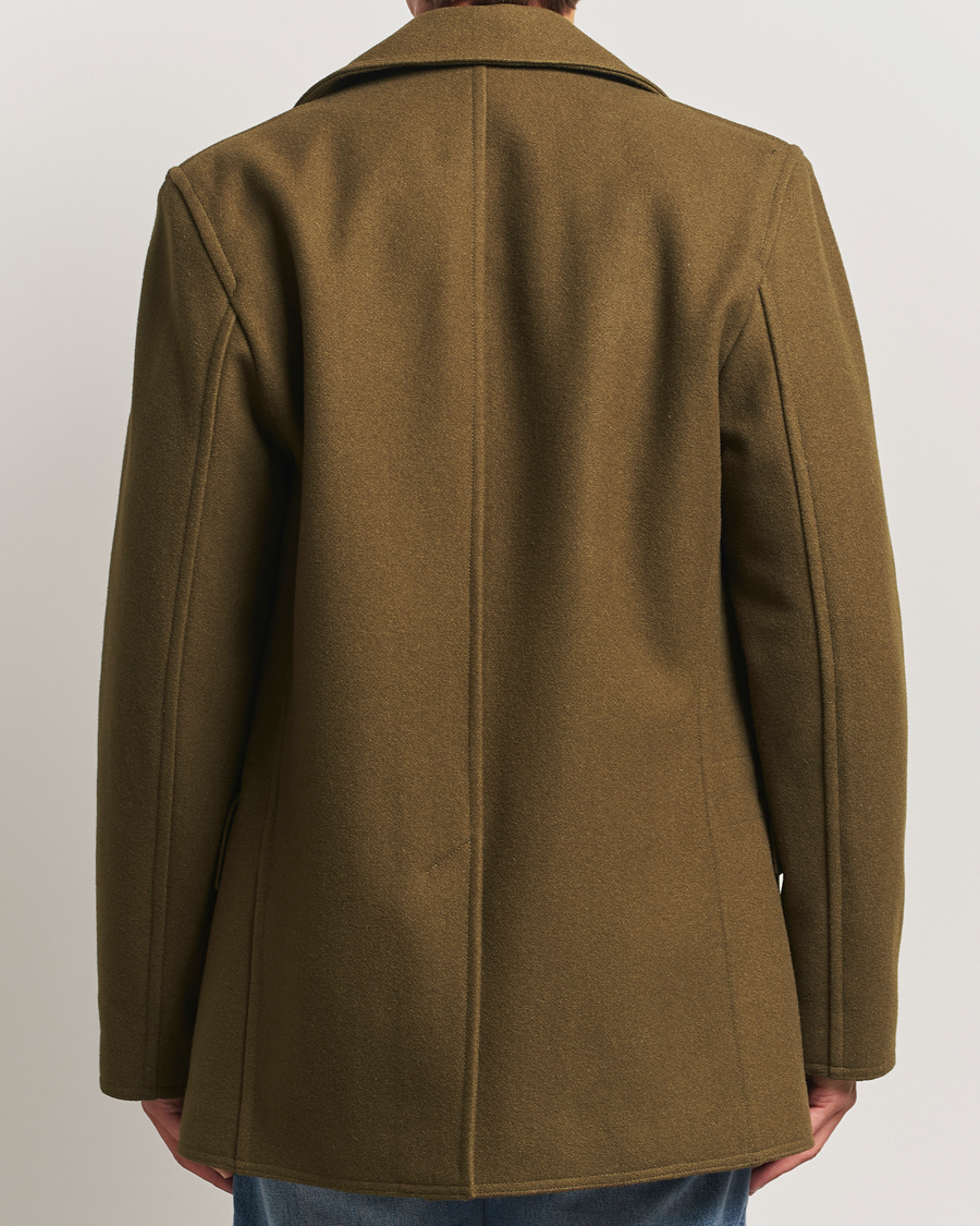 Homme | Manteaux Et Vestes | Gloverall | Churchill Reefer Peacoat Loden Green
