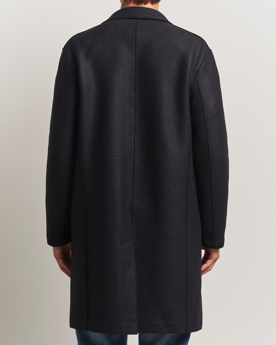 Homme | Manteaux Et Vestes | Harris Wharf London | Pressed Wool Mac Coat Black
