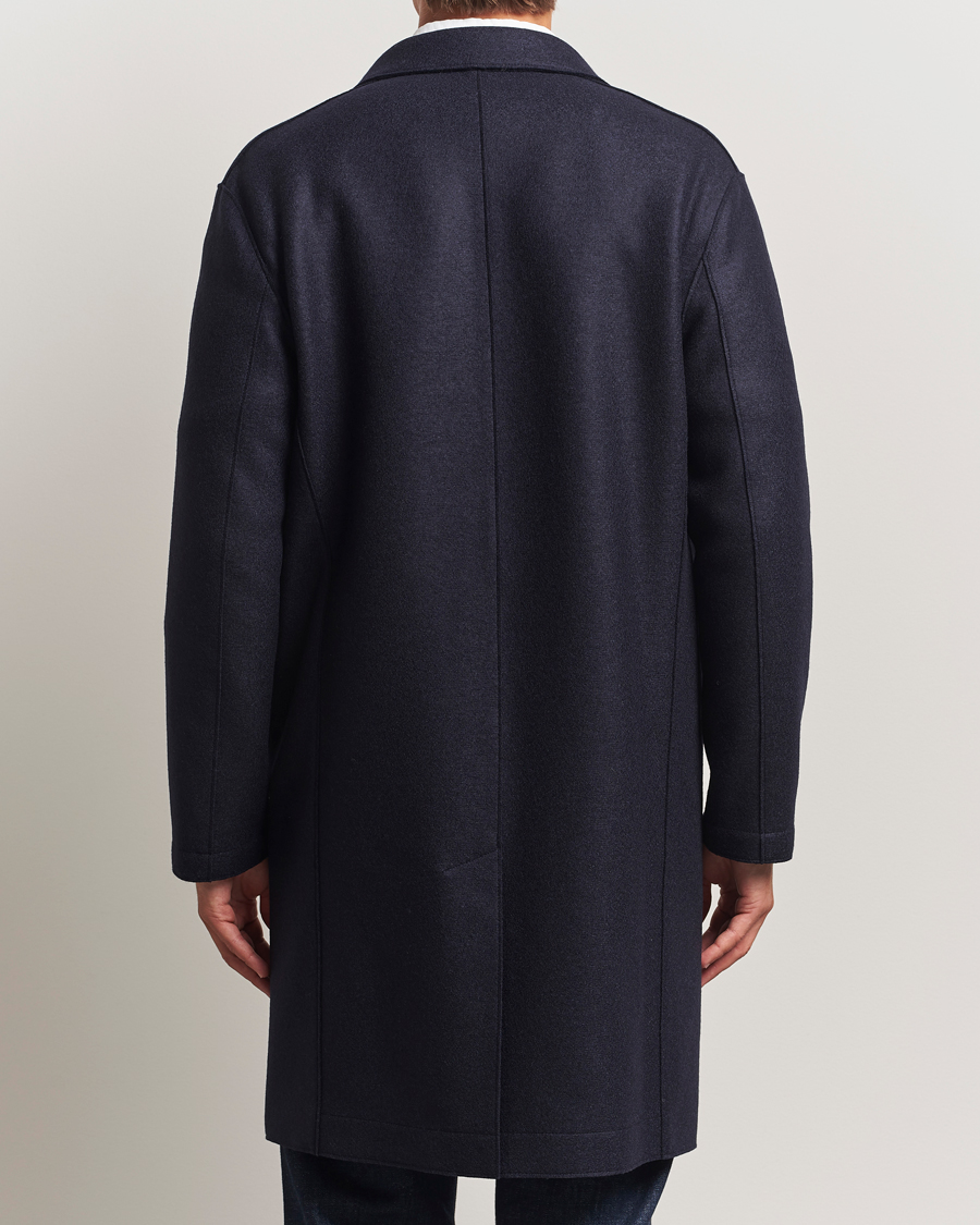Homme | Manteaux Et Vestes | Harris Wharf London | Pressed Wool Mac Coat Navy