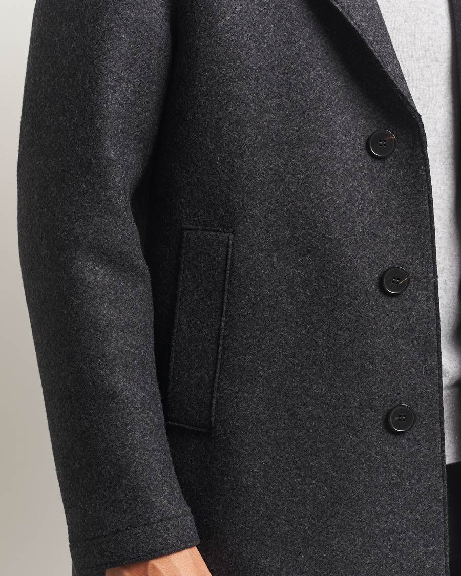 Homme | Manteaux Et Vestes | Harris Wharf London | Cashmere Blend Overcoat Anthracite