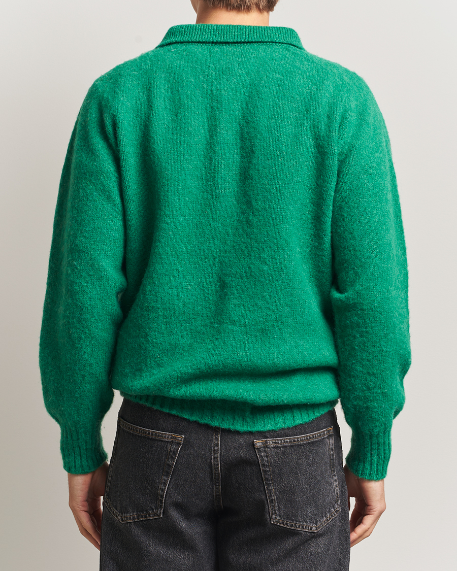 Homme | Pulls Et Tricots | Howlin' | Brushed Wool Polo Greendream