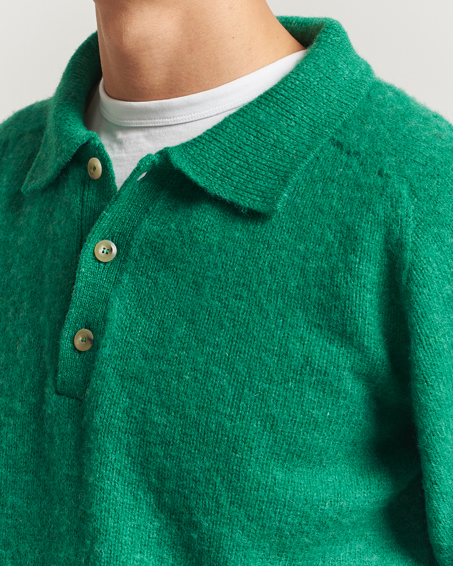 Homme | Pulls Et Tricots | Howlin' | Brushed Wool Polo Greendream