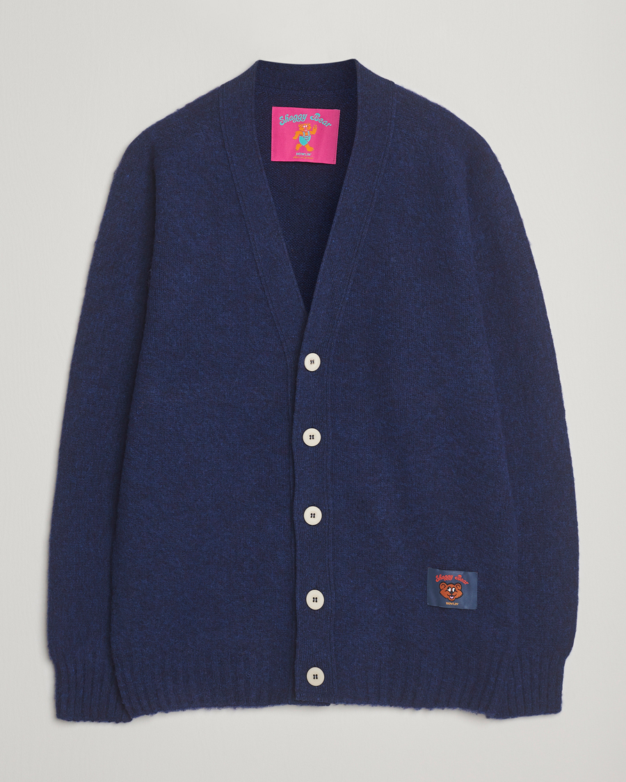 Homme | Pulls Et Tricots | Howlin' | Shaggy Bear Cardigan Magic Blue
