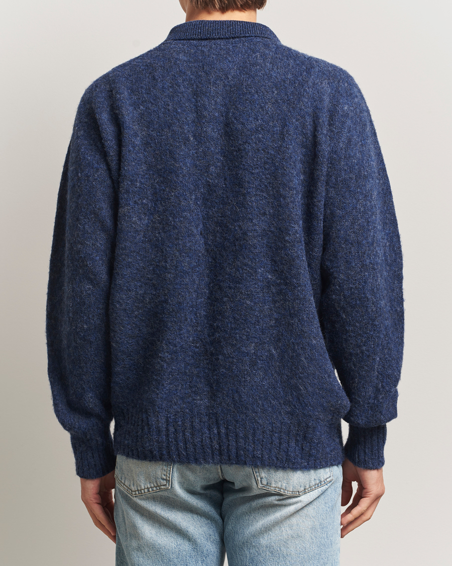 Homme | Pulls Et Tricots | Howlin' | Brushed Wool Cardigan Denim