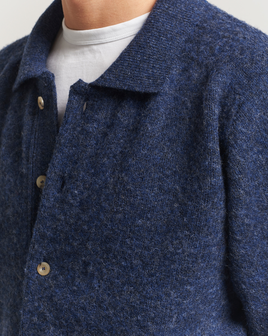 Homme | Pulls Et Tricots | Howlin' | Brushed Wool Cardigan Denim