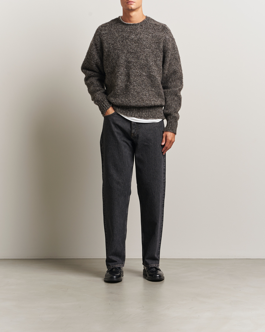 Homme | Pulls Et Tricots | Howlin' | Shaggy Bear Sweater Black Melange