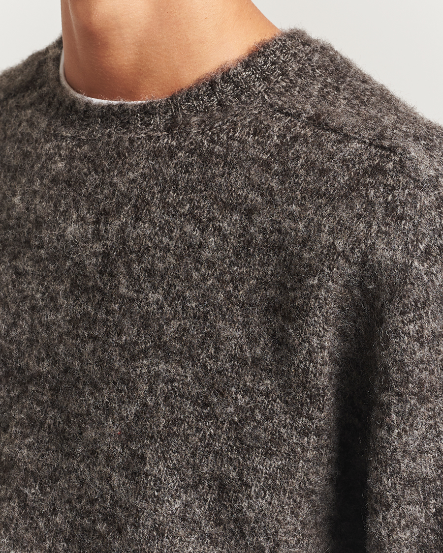 Homme | Pulls Et Tricots | Howlin' | Shaggy Bear Sweater Black Melange