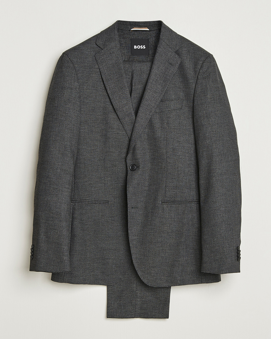 Homme | Costumes | BOSS BLACK | Huge Wool Suit Medium Grey