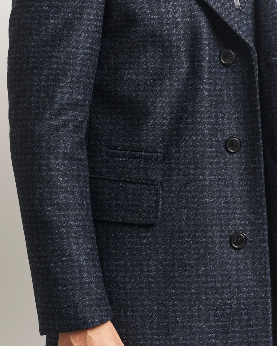 Homme | Manteaux Et Vestes | BOSS BLACK | Hyde Wool Bib Coat Dark Blue