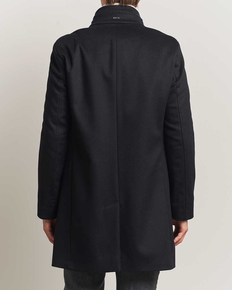 Homme | Manteaux Et Vestes | BOSS BLACK | Hyde Stand Up Collar Coat Black