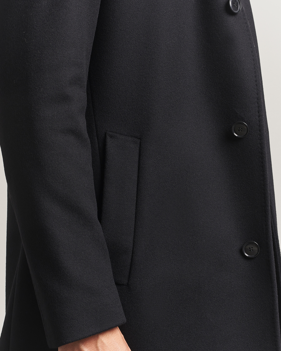 Homme | Manteaux Et Vestes | BOSS BLACK | Hyde Stand Up Collar Coat Black