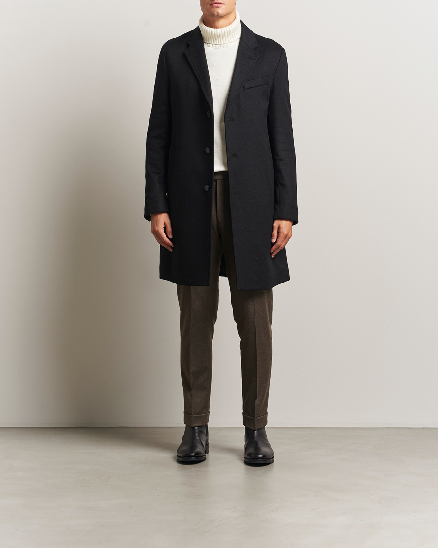 Homme | Manteaux Et Vestes | BOSS BLACK | Hyde Wool Coat Black
