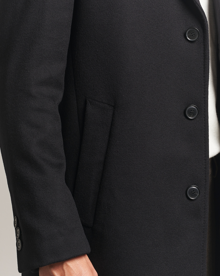 Homme | Manteaux Et Vestes | BOSS BLACK | Hyde Wool Coat Black