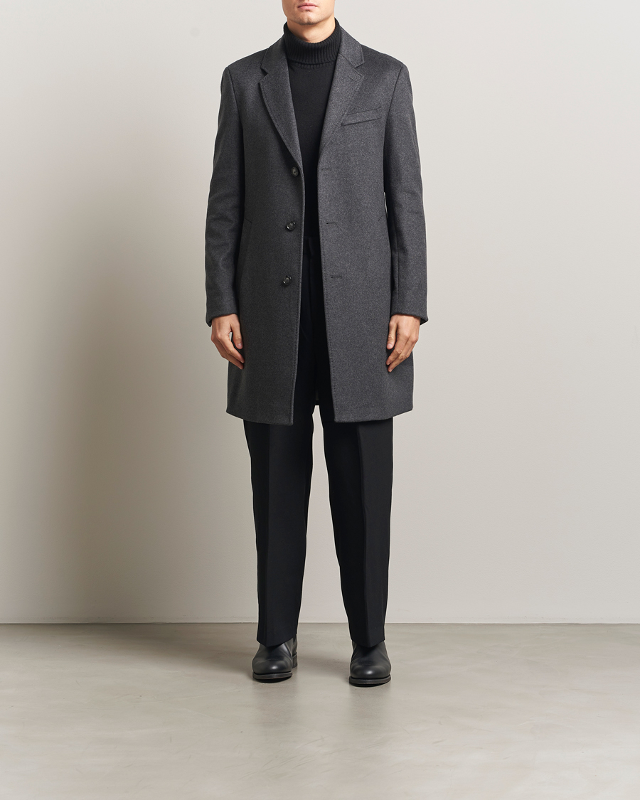 Homme | Manteaux Et Vestes | BOSS BLACK | Hyde Wool Coat Medium Grey