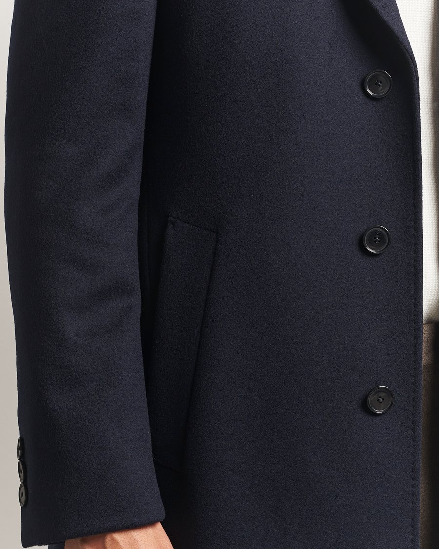 Homme | Manteaux Et Vestes | BOSS BLACK | Hyde Wool Coat Dark Blue