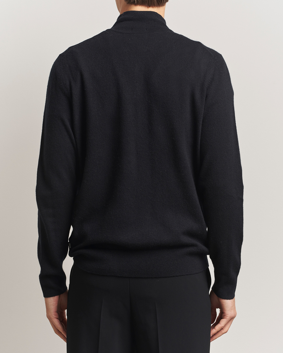Homme | Pulls Et Tricots | BOSS BLACK | Hemarlo Wool/Cashmere Half Zip Black