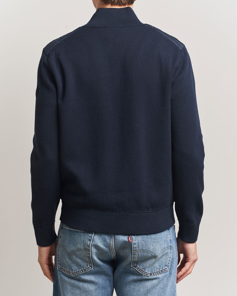 Homme | Pulls Et Tricots | BOSS BLACK | Hernest Hybrid Full Zip Dark Blue