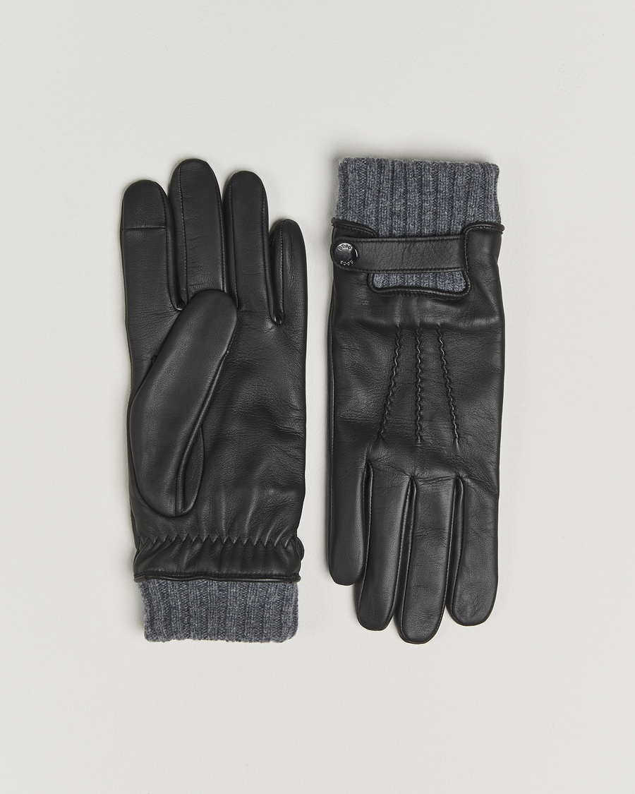 Homme | Gants | BOSS BLACK | Hyden Leather Glove Black