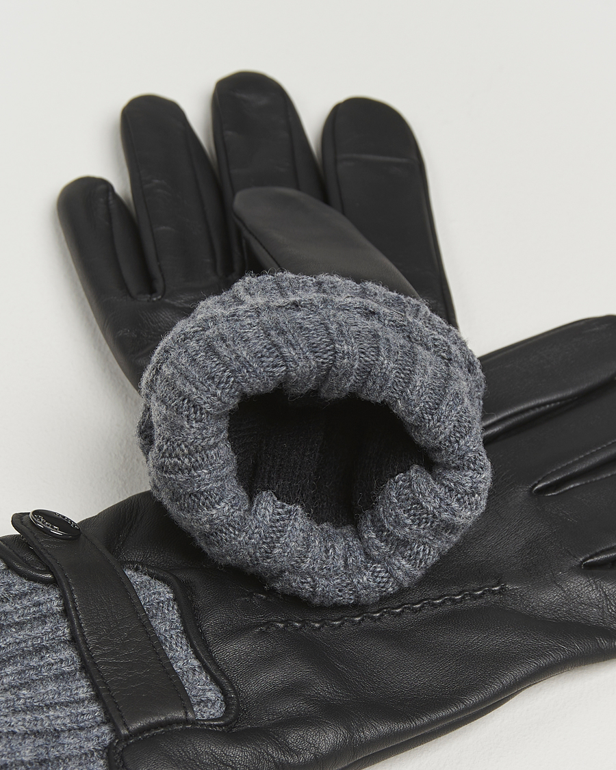 Homme | Gants | BOSS BLACK | Hyden Leather Glove Black