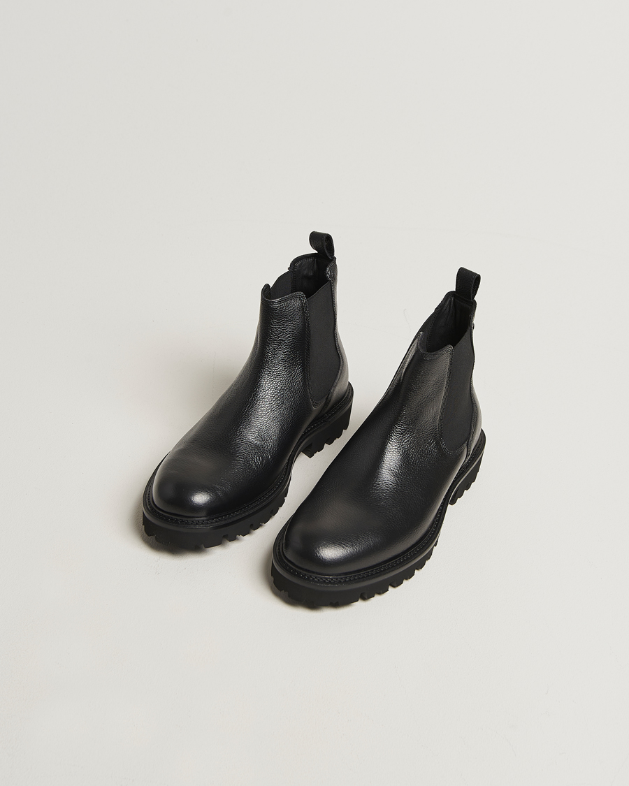 Homme | Bottes | BOSS BLACK | Julyo Leather Chelsea Boot Black
