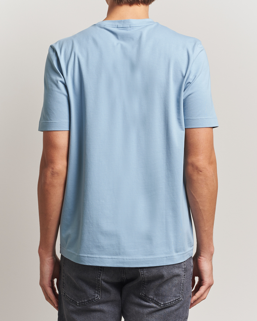 Homme | T-shirts | BOSS ORANGE | Tchup Logo Crew Neck T-Shirt Light Blue