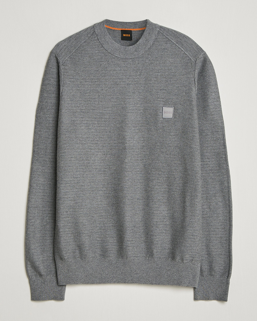 Homme | Pulls Et Tricots | BOSS ORANGE | Anion Knitted Sweater Silver