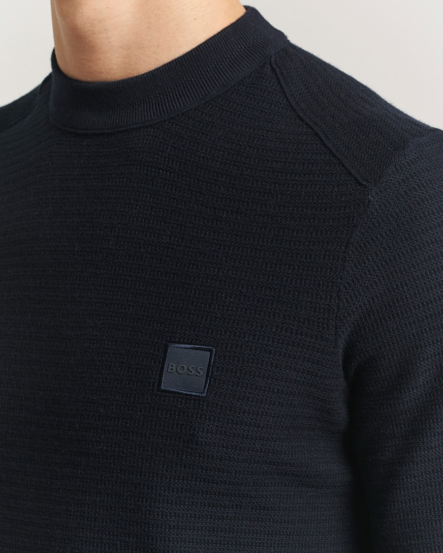 Homme | Pulls Et Tricots | BOSS ORANGE | Anion Knitted Sweater Dark Blue