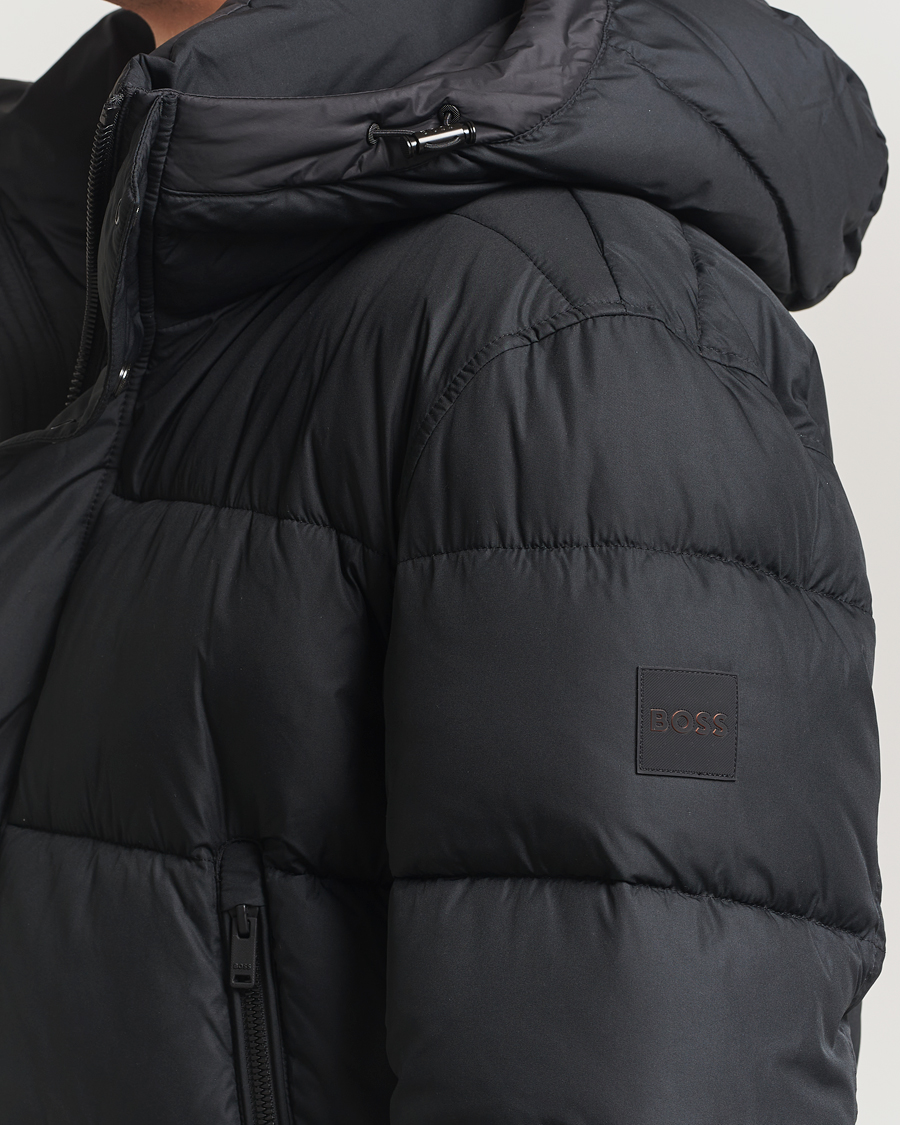 Homme | Manteaux Et Vestes | BOSS ORANGE | Omaris Down Hooded Jacket Black