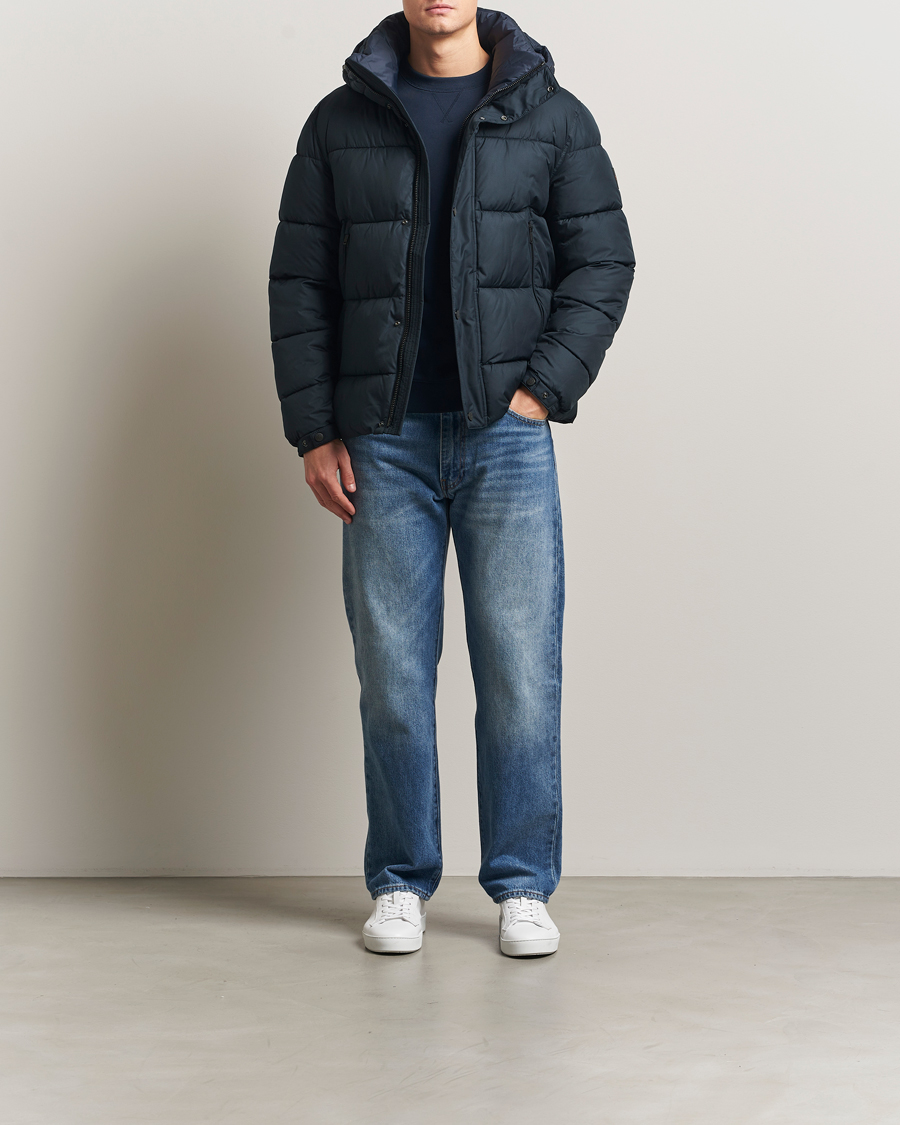 Homme | Manteaux Et Vestes | BOSS ORANGE | Omaris Down Hooded Jacket Dark Blue