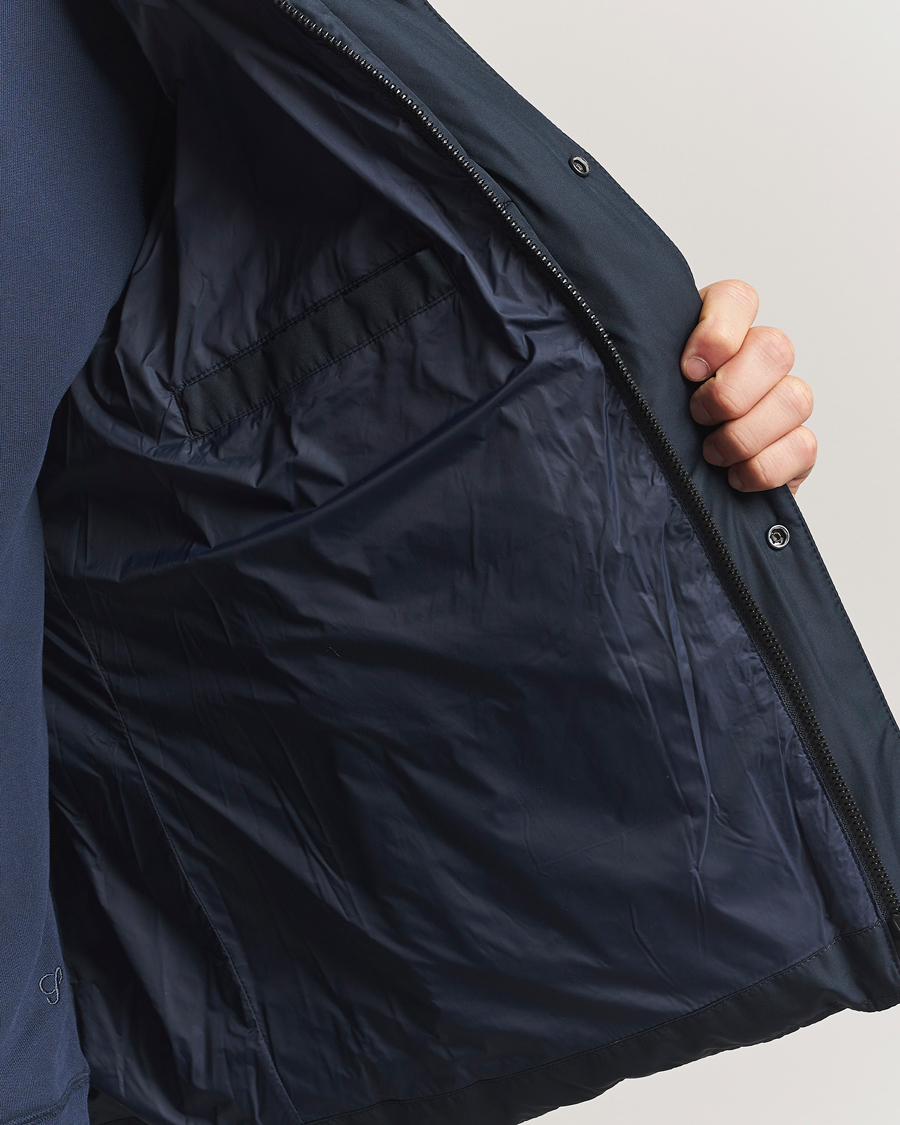 Homme | Manteaux Et Vestes | BOSS ORANGE | Omaris Down Hooded Jacket Dark Blue