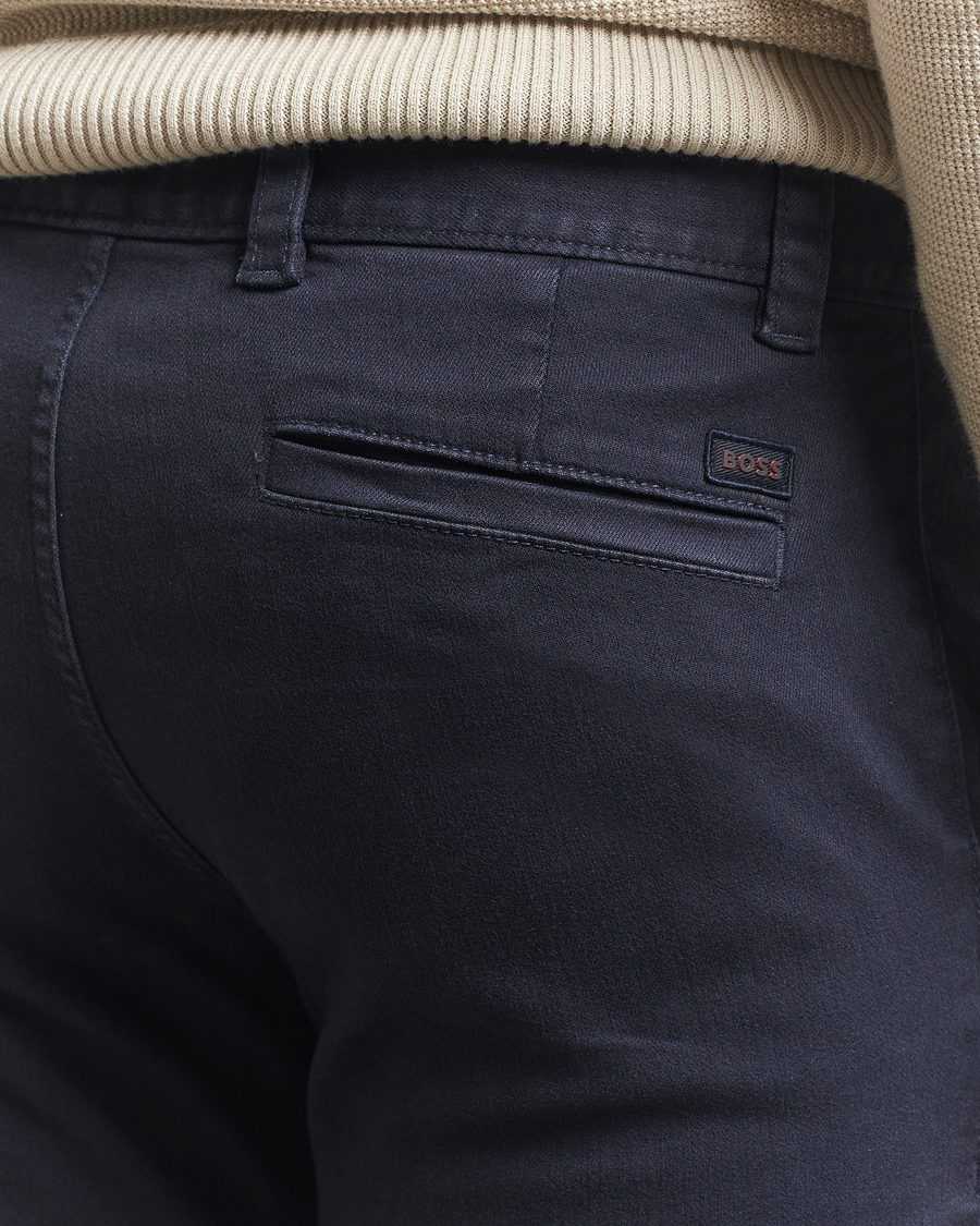 Homme | Pantalons | BOSS ORANGE | Cotton Chino Dark Blue