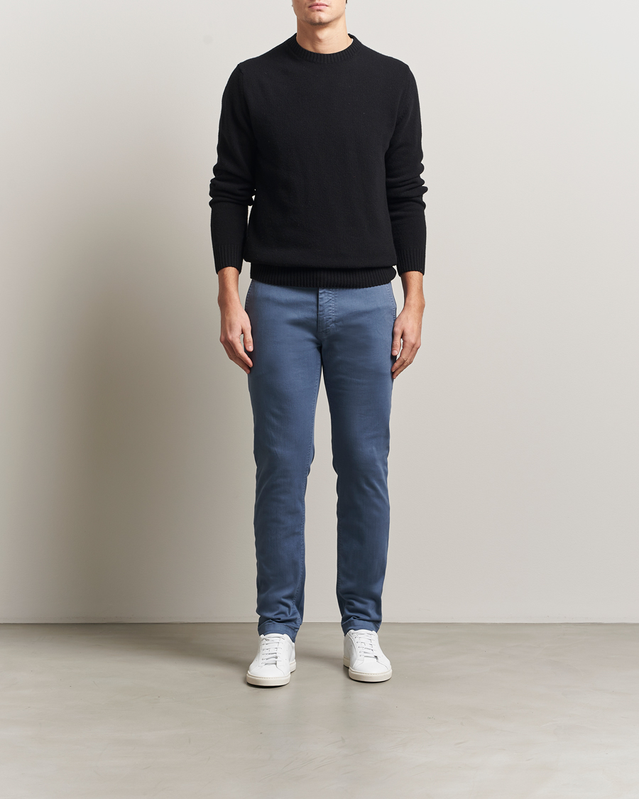 Homme | Pantalons | BOSS ORANGE | Cotton Chino Open Blue