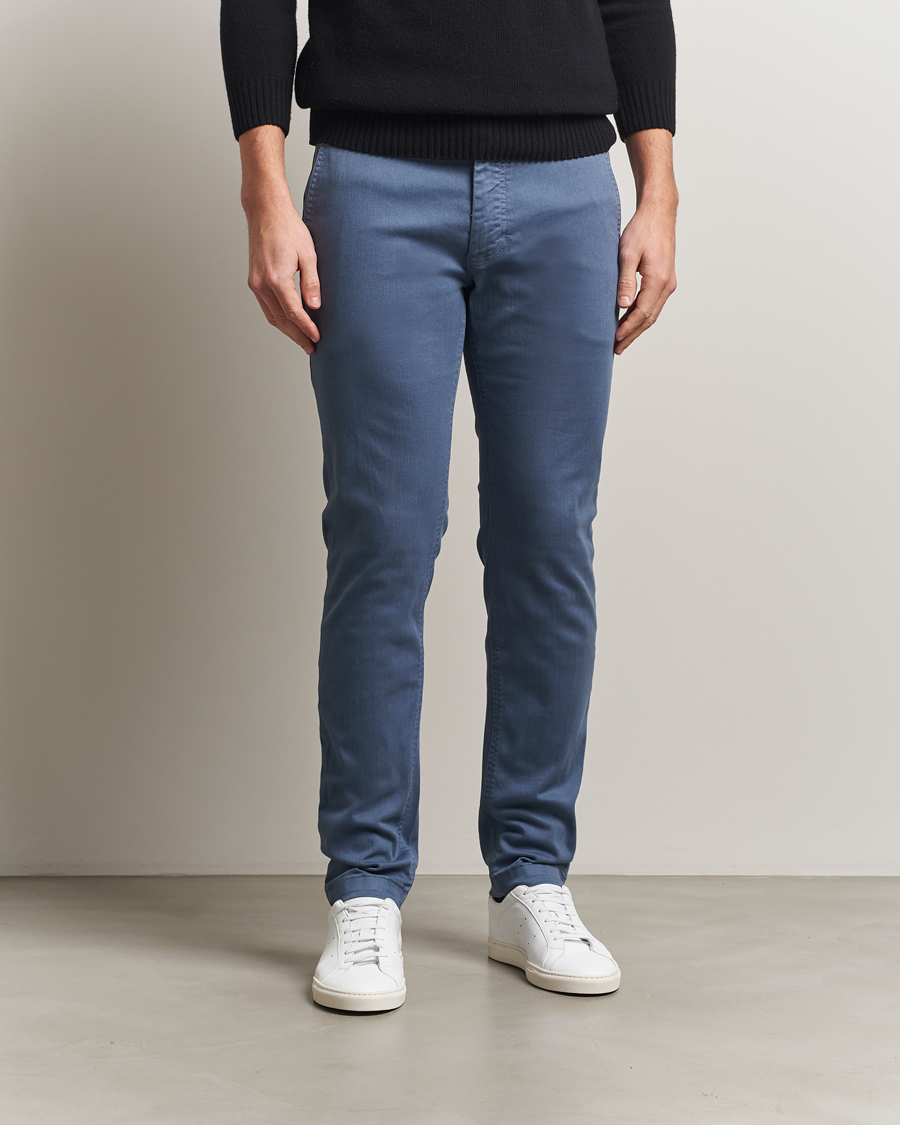 Homme | Pantalons | BOSS ORANGE | Cotton Chino Open Blue