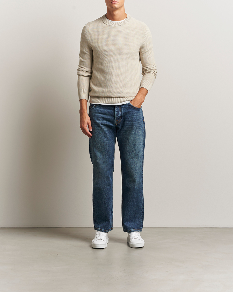 Homme | Pulls Et Tricots | BOSS ORANGE | Klapok Knitted Crew Neck Sweater Light Beige