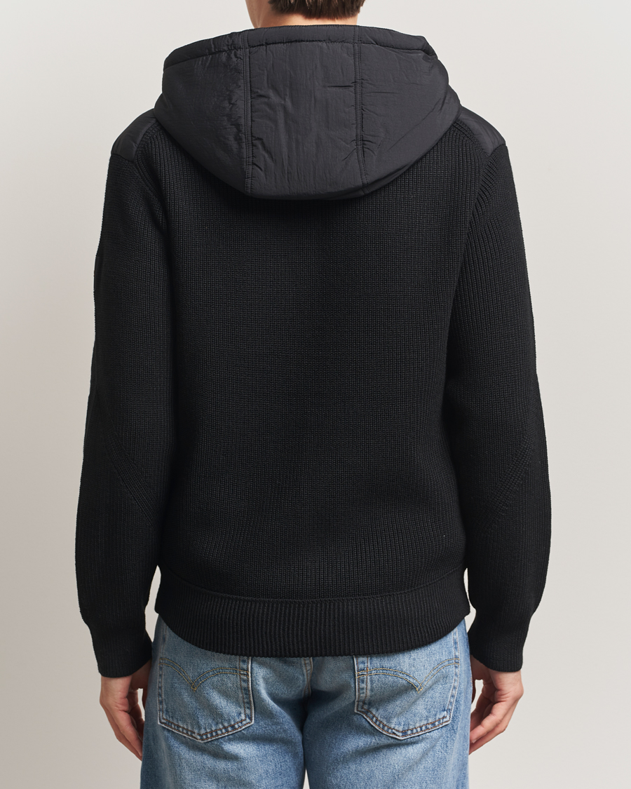 Homme | Pulls Et Tricots | BOSS ORANGE | Kiaccio Hybrid Hooded Full Zip Black