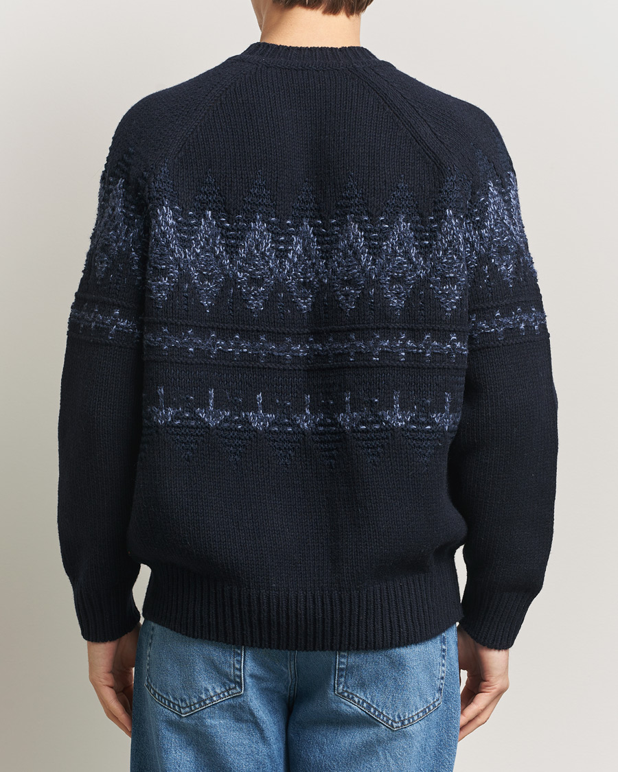 Homme | Pulls Et Tricots | BOSS ORANGE | Karombo Wool Fairisle Sweater Dark Blue