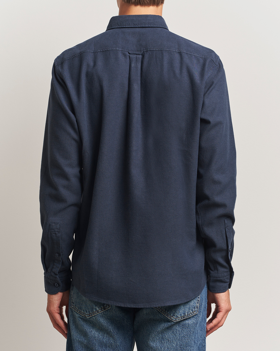 Homme | Chemises | BOSS ORANGE | Rickert Brushed Cotton Shirt Dark Blue