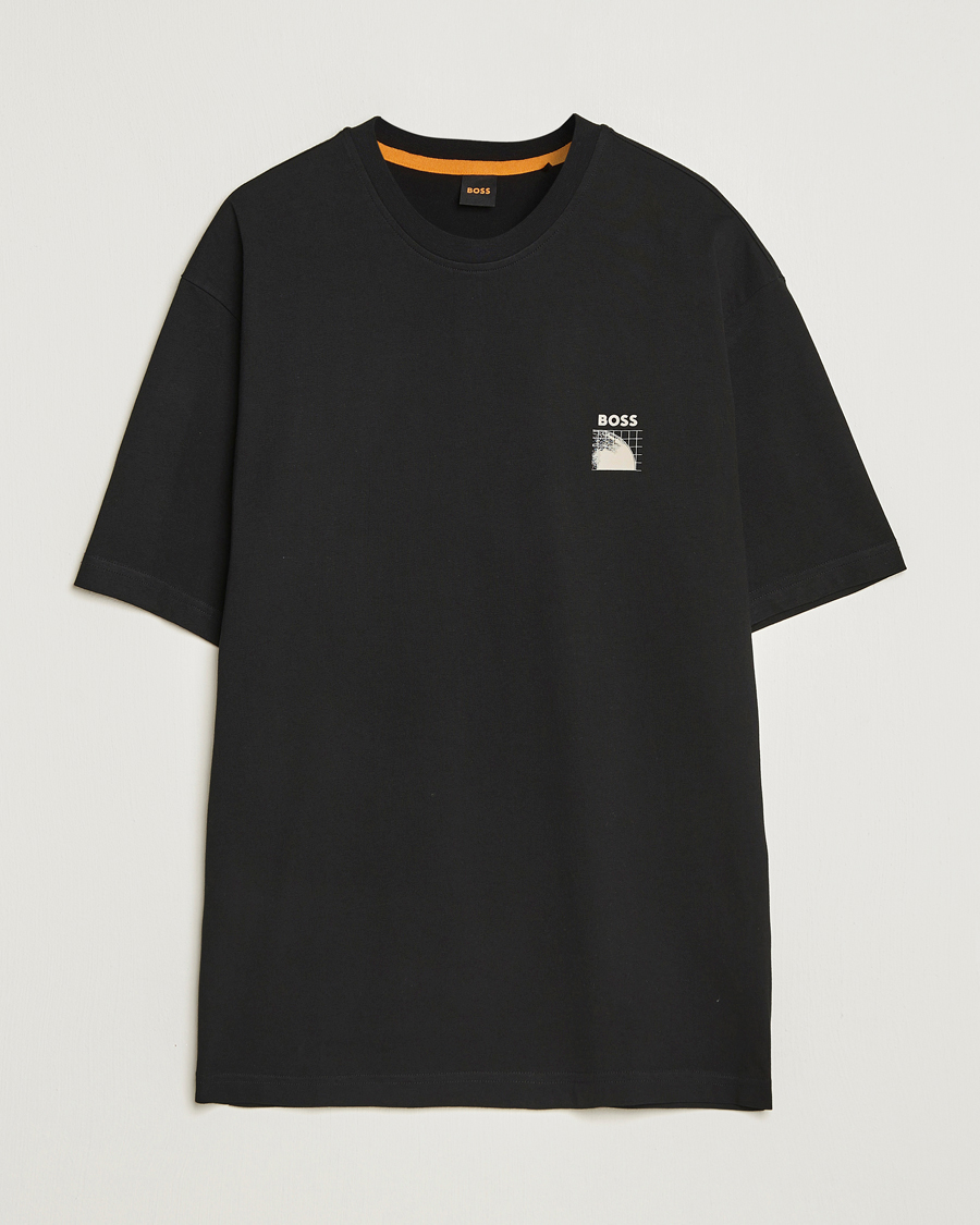 Homme | T-shirts | BOSS ORANGE | Radar Crew Neck T-Shirt Black