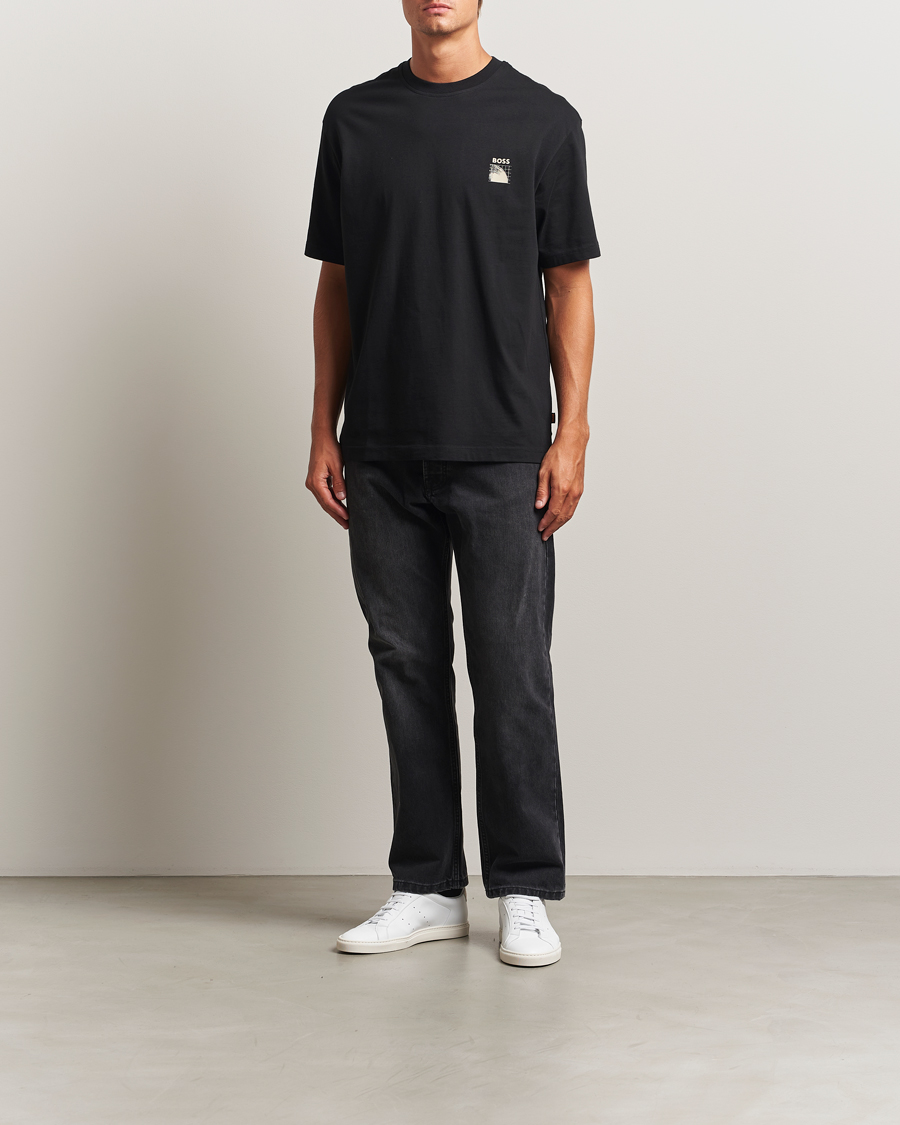 Homme | T-shirts | BOSS ORANGE | Radar Crew Neck T-Shirt Black