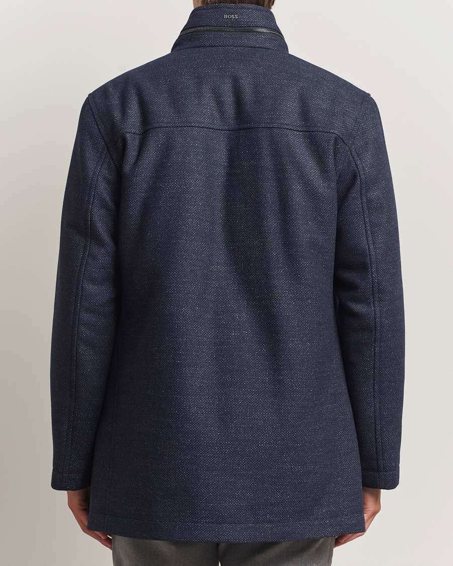 Homme | Manteaux Et Vestes | BOSS BLACK | Camron Wool Coat Dark Blue