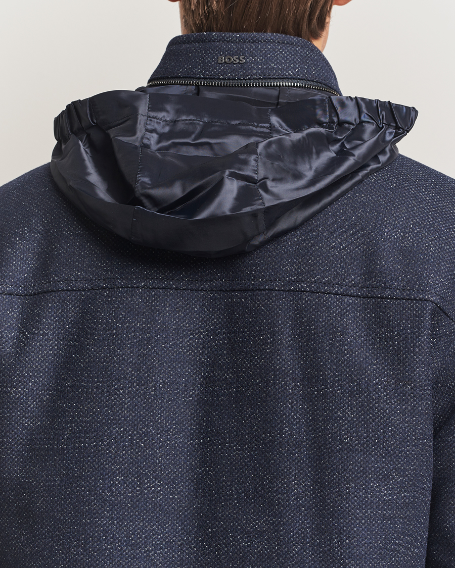 Homme | Manteaux Et Vestes | BOSS BLACK | Camron Wool Coat Dark Blue
