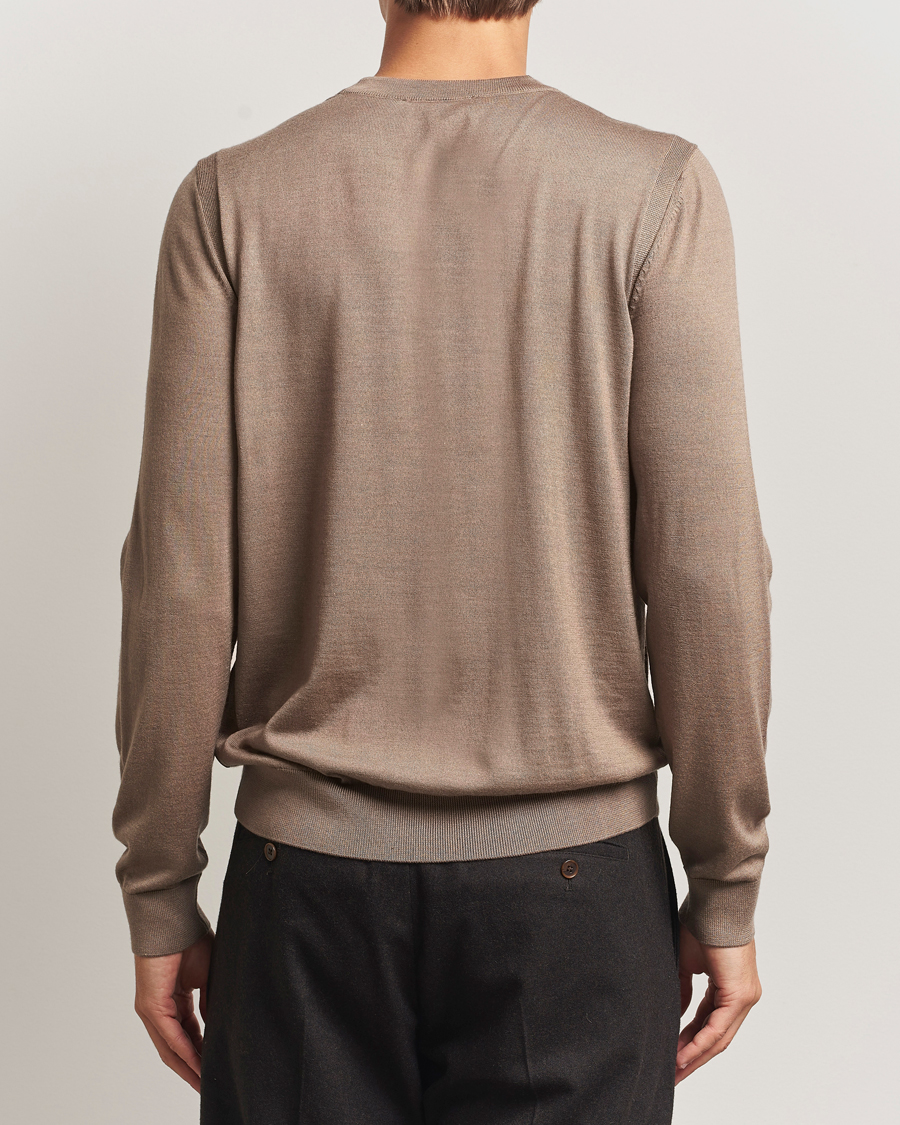 Homme | Pulls Et Tricots | BOSS CAMEL | Overo Wool/Cashmere Knitted Sweater Open Beige