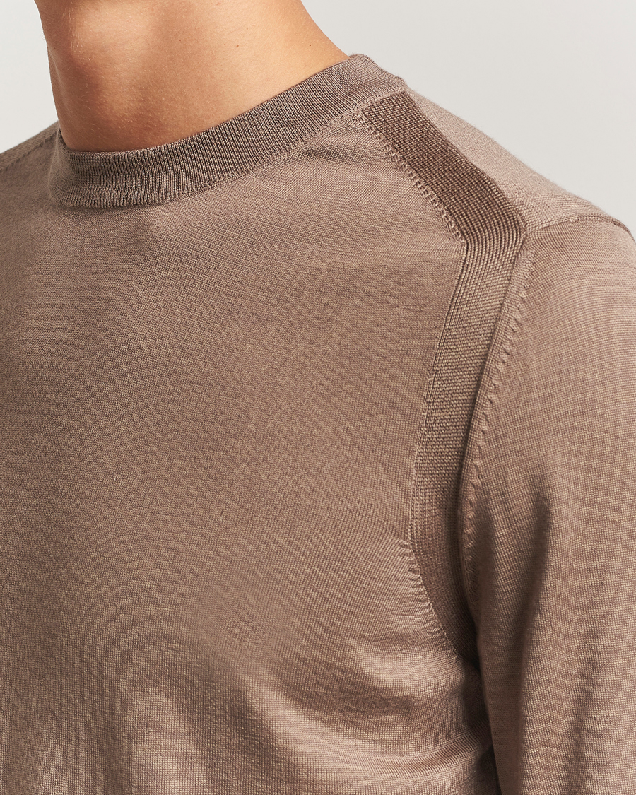 Homme | Pulls Et Tricots | BOSS CAMEL | Overo Wool/Cashmere Knitted Sweater Open Beige