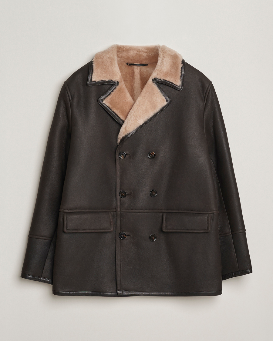  |  | BOSS CAMEL | Mabano Leather Peacoat Brown