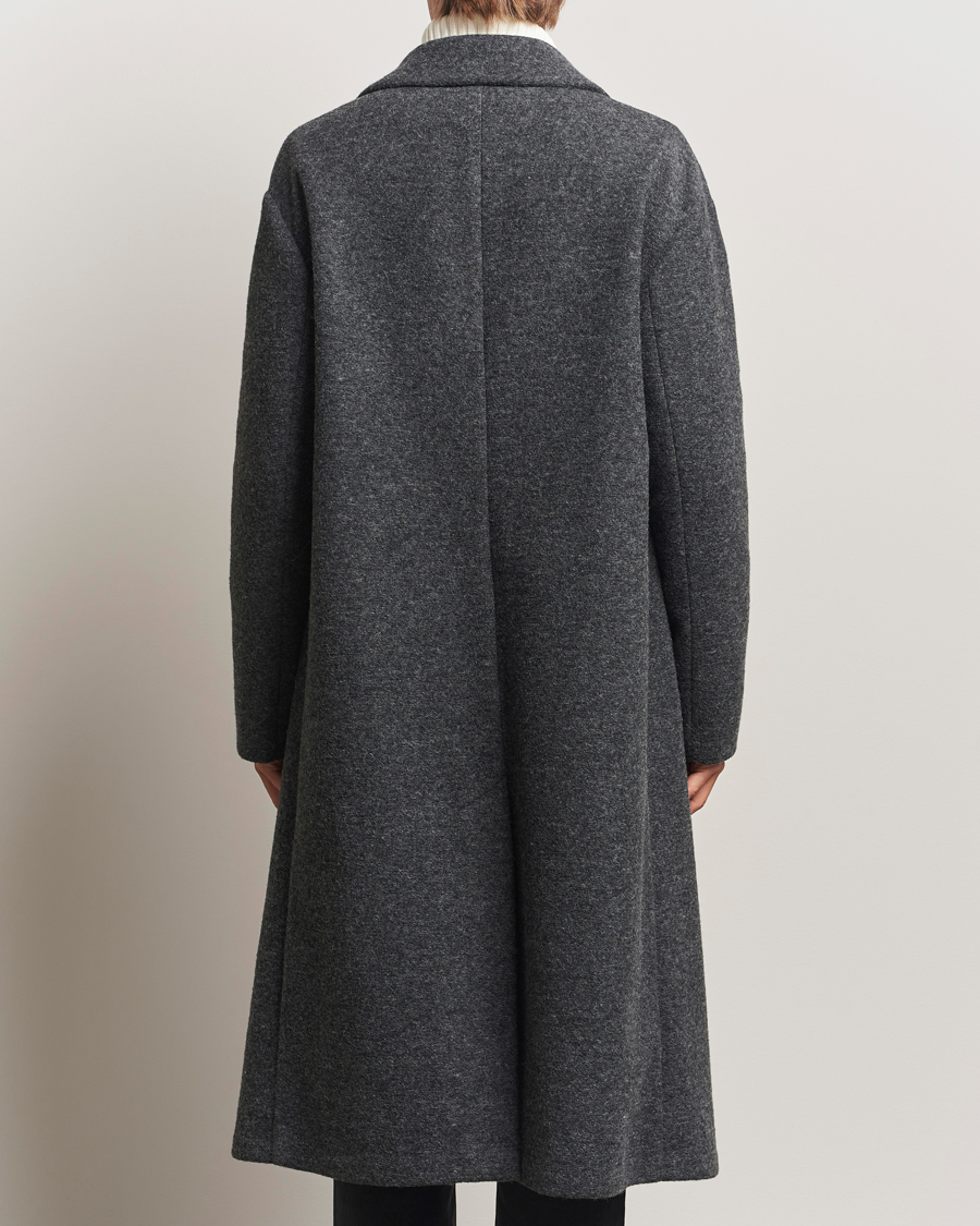 Homme | Manteaux Et Vestes | J.Lindeberg | Willy Bonded Wool Coat Dark Grey Melange