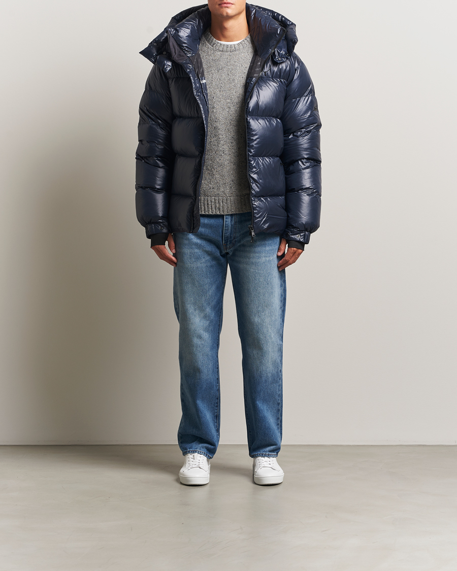 Homme | Manteaux Et Vestes | J.Lindeberg | Creek Down Hooded Jacket Navy