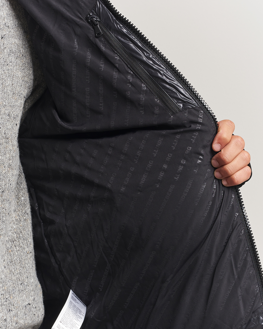 Homme | Manteaux Et Vestes | J.Lindeberg | Creek Down Hooded Jacket Black