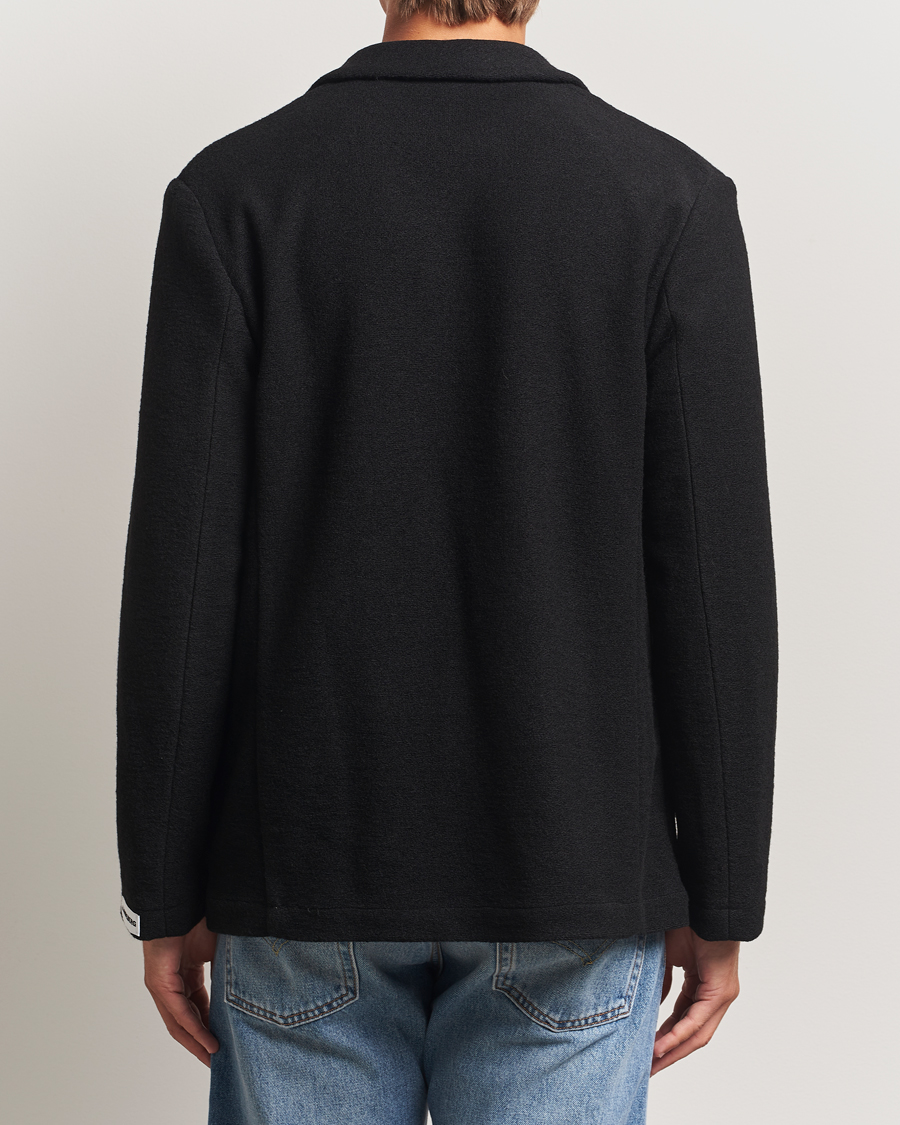 Homme | Blazers | J.Lindeberg | Calvon Wool Knitted Blazer Black