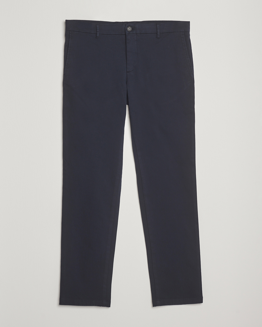 Homme | Pantalons | J.Lindeberg | Ched Flannel Twill Pants Navy